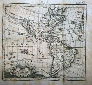 1733 Hederich Geography 6 HOMANN MAPS (Reduced) Eclectic Reference 