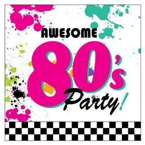  Awesome 80s Lunch Napkins   Party Toys & Games