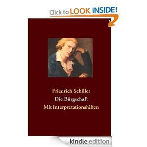 Die Bürgschaft Mit Interpretationshilfen (German Edition) Friedrich 