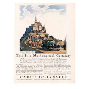 Cadillac La Salle, Magazine Advertisement, USA, 1929 Premium Poster 