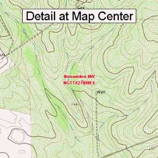  USGS Topographic Quadrangle Map   Benavides NW, Texas 