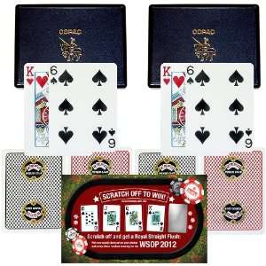 Trademark Poker +2012 Wsop Entry Chance Espn Copagt Playing Cards, Set 
