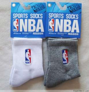 NBA Soft & Cozy & Mens Basketball Sport Socks 6 Pairs #MN38