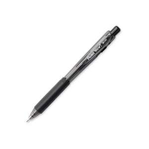   write medium lines. Each pen features a stylish transparent barrel and