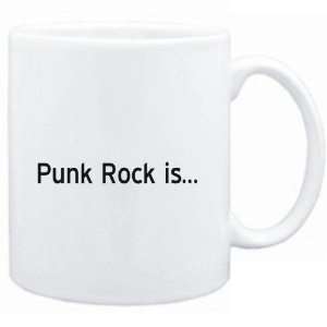 Mug White  Punk Rock IS  Music