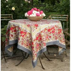  Jardine Red/Grey Tablecloth