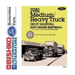    1981 FORD MED DUTY HEAVY DUTY Service Manual CD Automotive