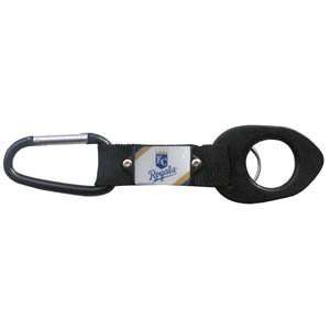 MLB Cool Kansas City Royals Water Bottle Holder W/ Carabiner Clasp To 