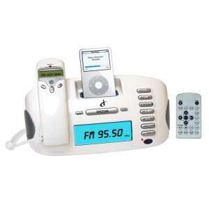   Dual System iPod Dock with Caller ID Telephone Musical Instruments