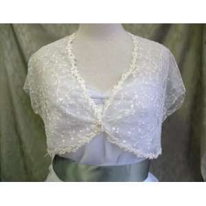    Claire Venice Edged Lace Bridal Shruglet   Bridal Wrap Beauty