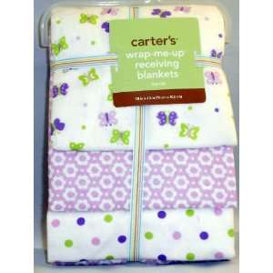  Carters 3 Pack Wrap me up Receiving Blankets Baby