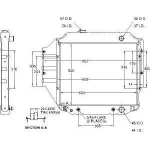  Visteon 9372 Radiator Automotive