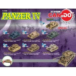  Panzer IV 12 piece Tank Assortment Can Do Army Toys 