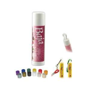   SPF 15 lip balm in a white twist up tube & tamper evident seal.15 oz