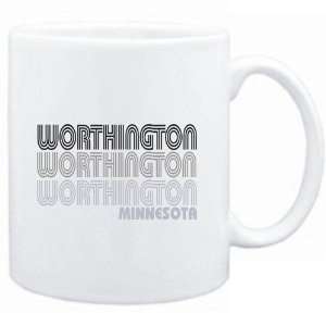  Mug White  Worthington State  Usa Cities Sports 