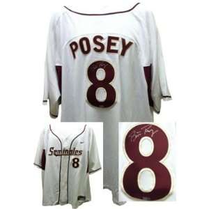  State FSU Jersey MLB COA Only one on the market Posey won the 2008 