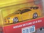Jada Option D 164 RARE Yellow Nissan Skyline GT R R34