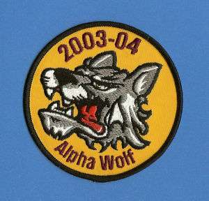 Chicago Wolves AHL 20003   2004 Alpha Wolf Jersey Patch  