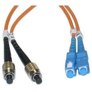  FC / SC, Multimode, Duplex Fiber Optic Cable, 62.5/125, 1 