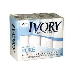    Ivory Bath Soap, 3.1 oz. Bar, 96 Bars per Case