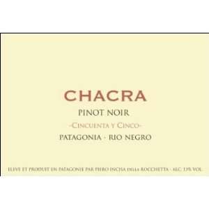   Bodega Chacra Cincuenta y Cinco Pinot Noir Rio Negro Argentina 750ml