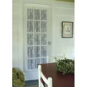   Lace English Ivy Door Panel 48 wide x 63 Drop Ecru
