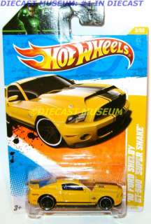 10 2010 FORD SHELBY GT500 SUPER SNAKE HOT WHEELS 2011  