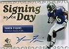 2007 SP Rookie Threads Signing Day Yamon Figurs Ravens 