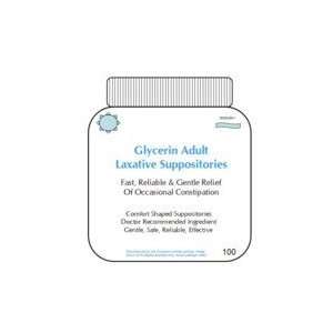  Glycerin Adult Laxative Suppositories 100 Health 