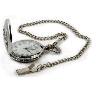 Ukm Gifts Nautical Ship Pocket Watch & Chain New In Gift 