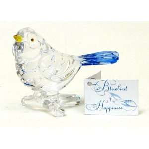  Acrylic Bluebird Figurine ( Carries Happiness, Prosperity 
