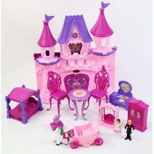   Music and Lights Good Quality Pink Princess Castle Safe for Children