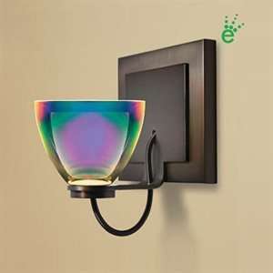 Bruck Lighting Systems 103 Rainbow I Diamond Square LED Wall Sconce 