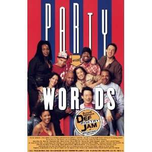  Party With Words Poster (Broadway) (11 x 17 Inches   28cm 