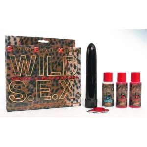  WILD S.E.X Romantic Gift Set with 7 inch Massager & 3 