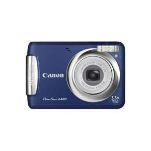  Canon PowerShot A480 Digital Camera, Blue   Refurbished 