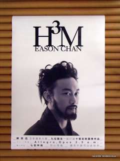 EASON CHAN H3M Promo Poster 陳奕迅 *2009 *Origl Hong Kong  