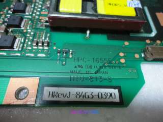 HIU 813 S, HPC 1655E Toshiba 32AV500U INVERTER (Slave)  