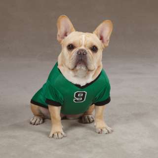 CASUAL CANINE GAME DAY SPORT JERSEY DOG T SHIRT GREEN  