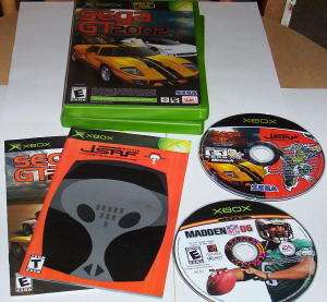 Xbox Video Games Sega GT 2002 And Madden NFL 06  