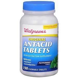   Antacid Chewable Tablets Original, Peppermint 