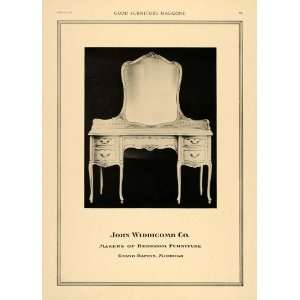  1919 Ad John Widdicomb Bedroom Furniture Wood Dresser 