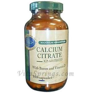  Calcium Citrate 750mg 180 Capsules