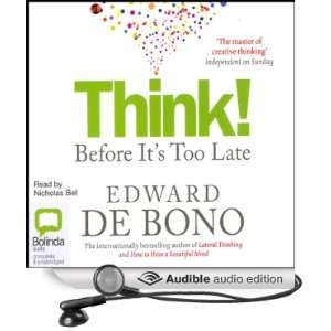   Too Late (Audible Audio Edition) Edward de Bono, Nicholas Bell Books