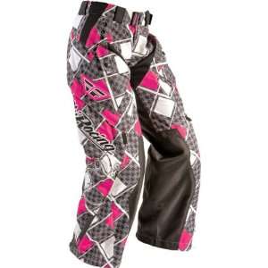   Boot Cut Womens MotoX Motorcycle Pants   Pink / Size 5/6 Automotive