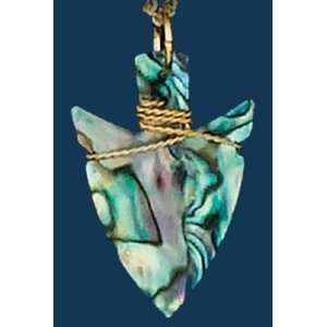  Arrowhead Necklace/Abalone Jewelry