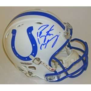 Peyton Manning Autographed/Hand Signed Indianapolis Colts Mini Helmet 