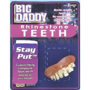 Big Daddy Rhinestone Teeth Halloween Costume Accessory