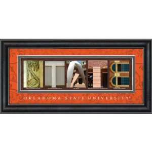  Oklahoma State Cowboys Letter Art