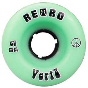  Abec 11   Retro Vertz Skateboard Wheels (65mm/96A), Set of 
